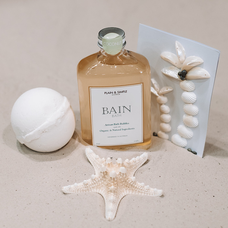 Noosa bath gift hamper pack Tres Noosa